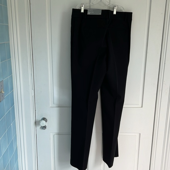 Talbots Newport Black pant size 6 trouser leg full length sits at waist NWT - Picture 5 of 7